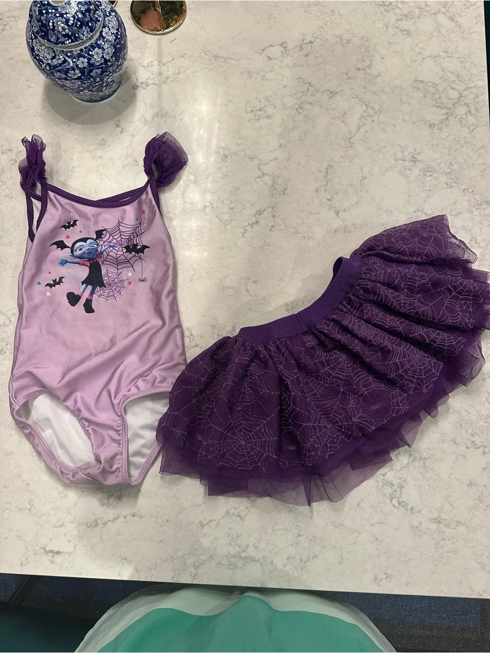Disney Vampirina 2 piece Tutu Costume Set for girls